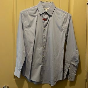 Express 1MX Extra Slim Long Sleeve Button Down